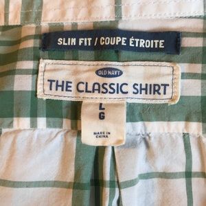 Old navy button down Sz lg